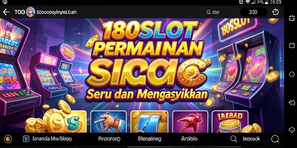 Tampilan gameplay seru dan menegangkan di 180SLOT.