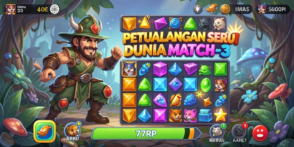 Gameplay seru dan penuh warna dari 77RP.