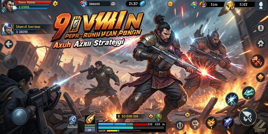 Gameplay <strong>9WIN</strong> yang intens dengan pertarungan seru.