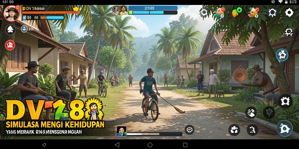 Tampilan gameplay <strong>DV188</strong> yang menarik dan imersif dalam simulasi kehidupan.