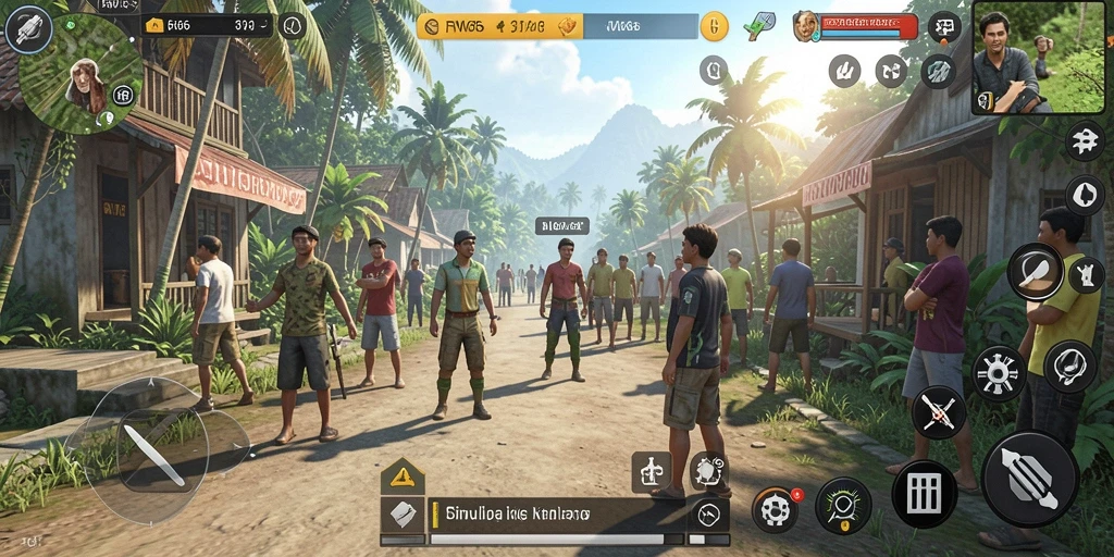 Menampilkan gameplay menarik dan interaktif di dunia simulasi.