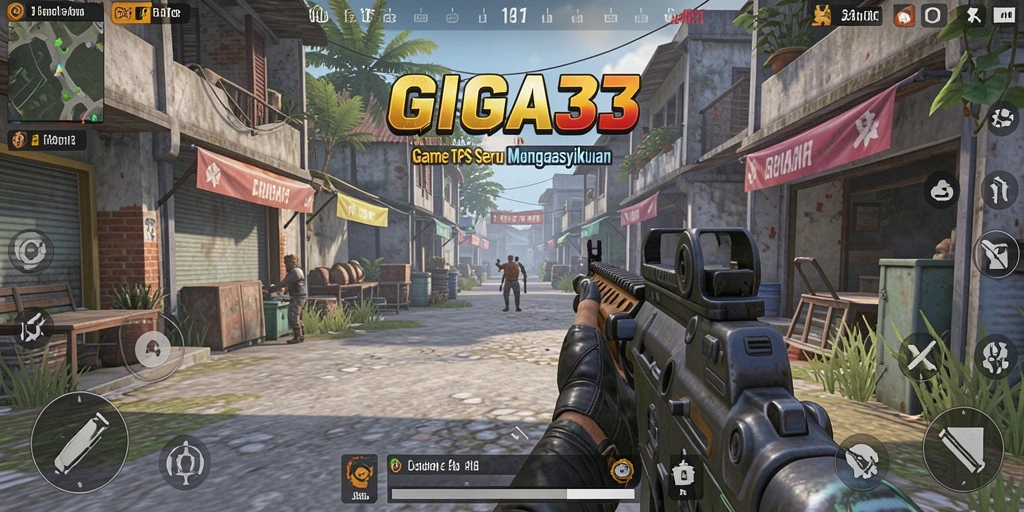 Screenshot gameplay menampilkan aksi seru dalam GIGA33.