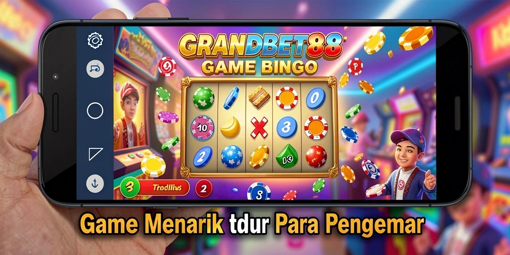 Tampilan gameplay Bingo yang seru dan interaktif di GRANDBET88.