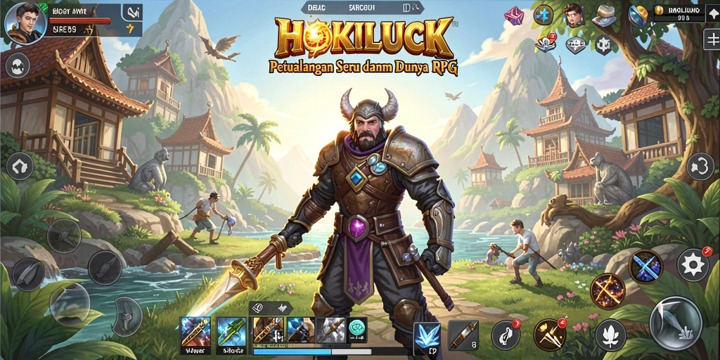 Tampilkan aksi seru dari gameplay HOKILUCK yang mendebarkan.