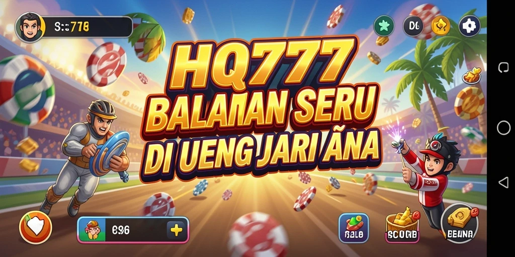 Tampilan gameplay seru dari balapan di HQ777.