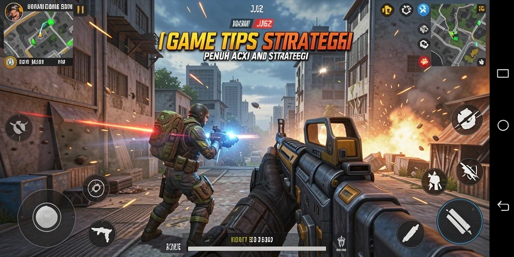 Tampilan gameplay JJ62 yang mendebarkan dalam mode TPS.