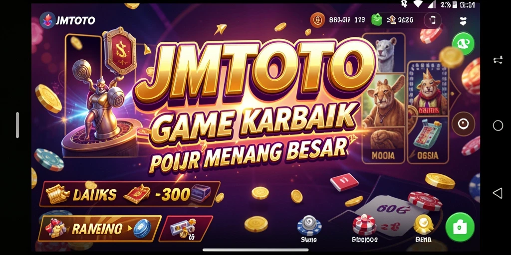Tampilan gameplay seru dan menantang di JMTOTO.