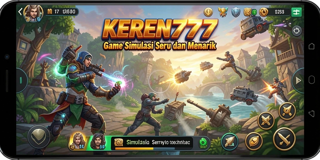 Gameplay menarik KEREN777 dengan berbagai misi dan interaksi.