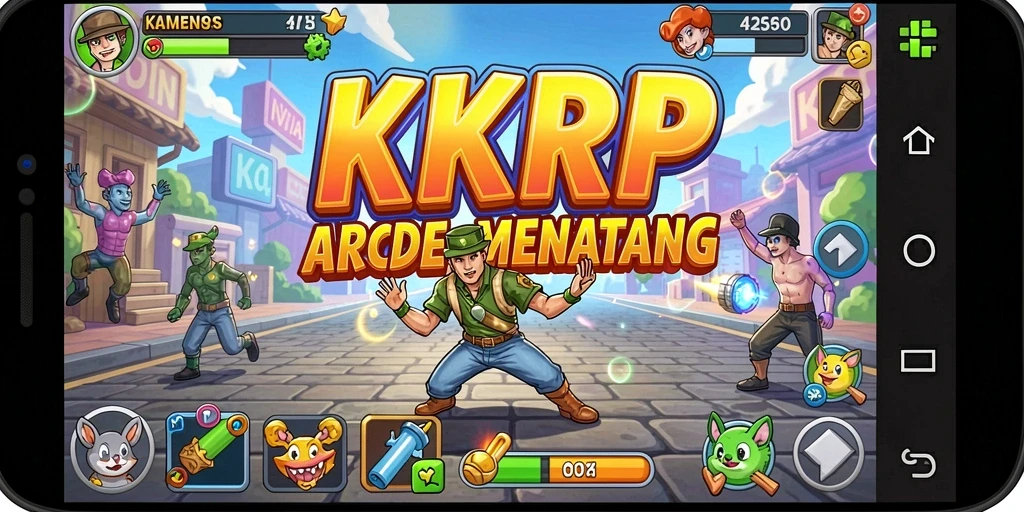 Tangkapan layar gameplay KKRP menampilkan tingkat keseruan dan tantangan yang mengasyikkan.
