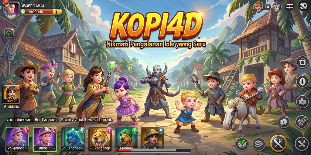 Tampilan gameplay KOPI4D yang menawan dan interaktif.