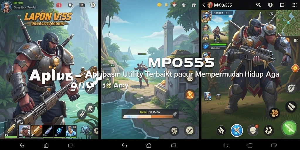Tampilan antarmuka MPO555 yang sederhana dan intuitif.
