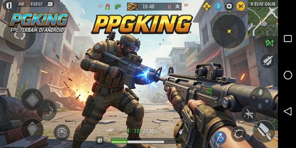 Tampilan gameplay memukau di PGKING dengan aksi penuh adrenalin.