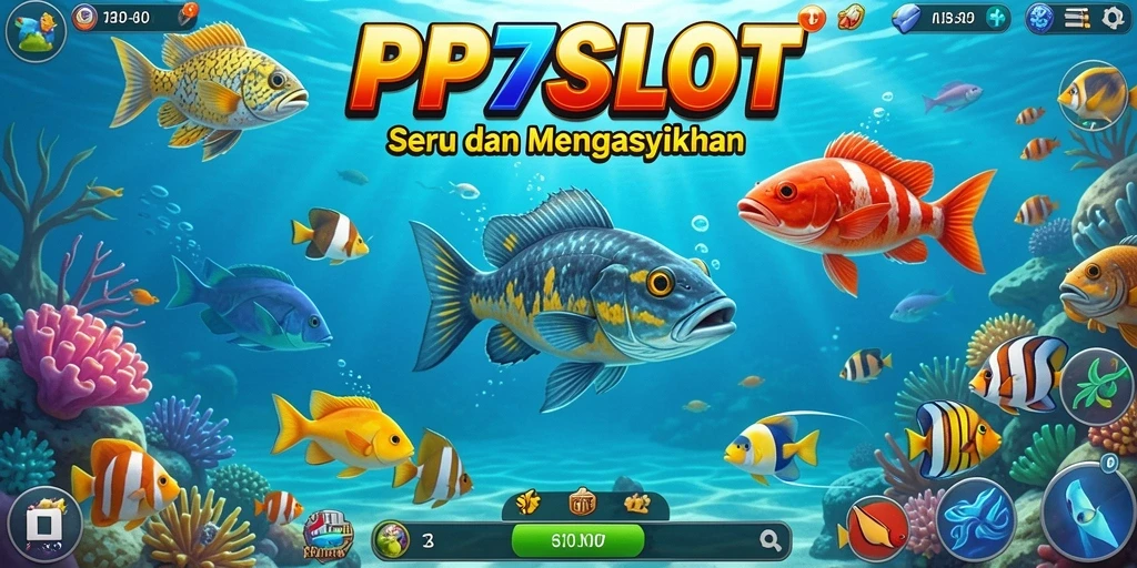 Tampilan seru Gameplay Tembak Ikan PP7SLOT