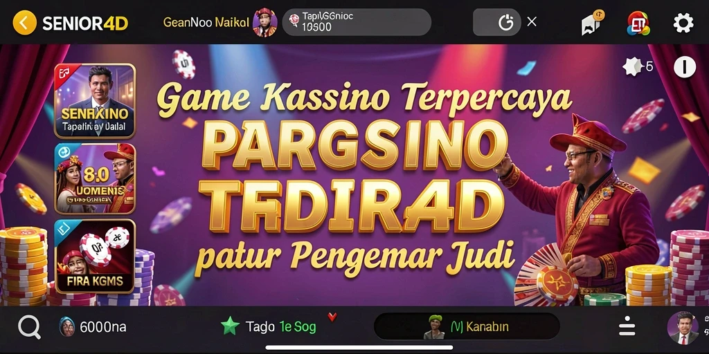 Tampilan gameplay Kasino yang menarik dan mengasyikkan.